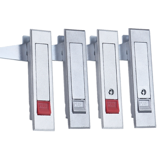 配电箱柜锁TK728-1-2平面弹跳锁电柜锁电器柜开关门锁按钮消防锁