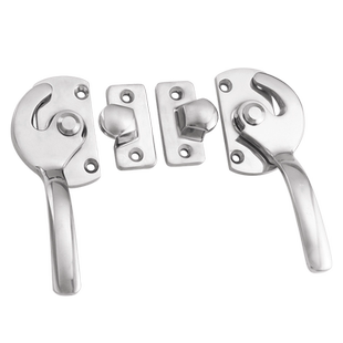 304不锈钢旋转紧迫式密封扣把手设备冷库紧固密封拉手机械门把手