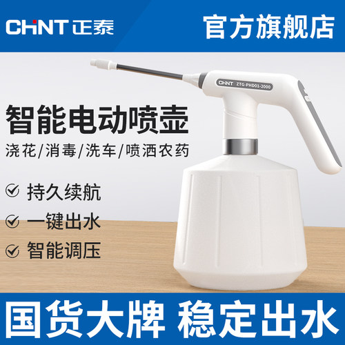 正泰电动喷壶家用浇花高压喷水壶