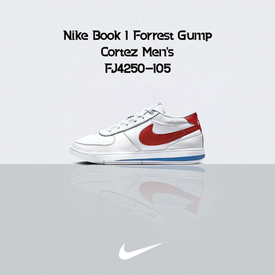 Nike Book 1 EP 低帮 篮球鞋 男 白红 FJ4250-105