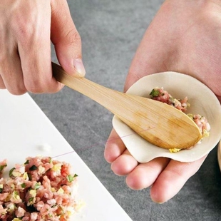 抹刀小木质陷小馅铲平工具混沌饺子神器包勺陷挑包铲平奶油铲子勺