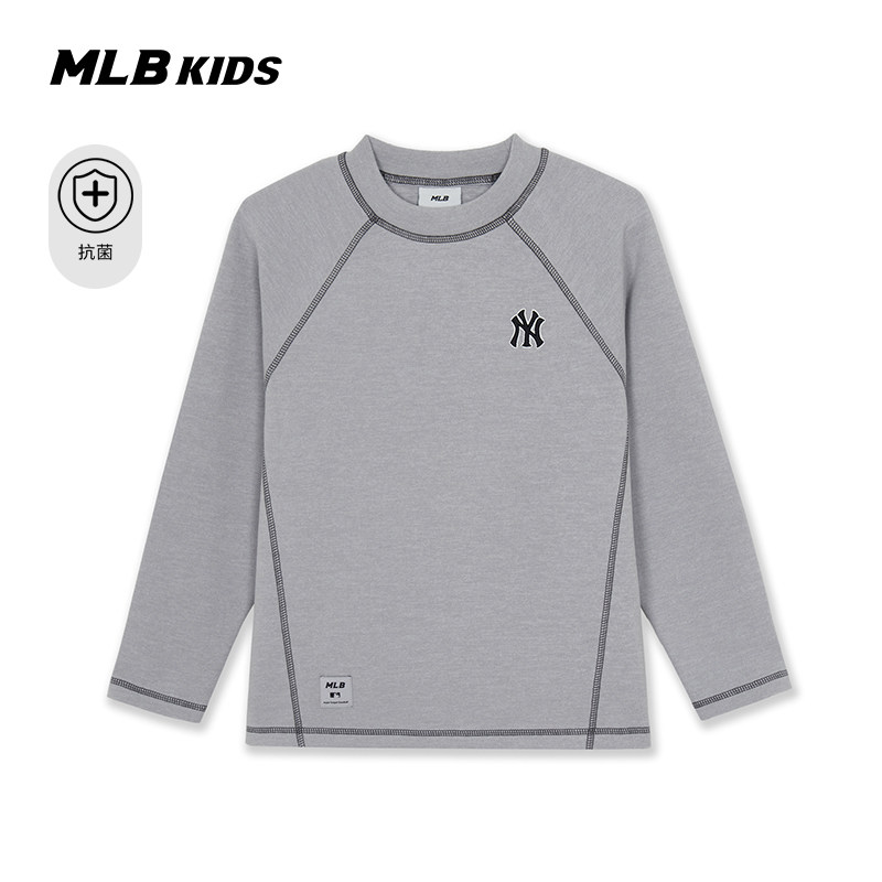 MLB儿童官方男女童摩克领长袖T恤图片