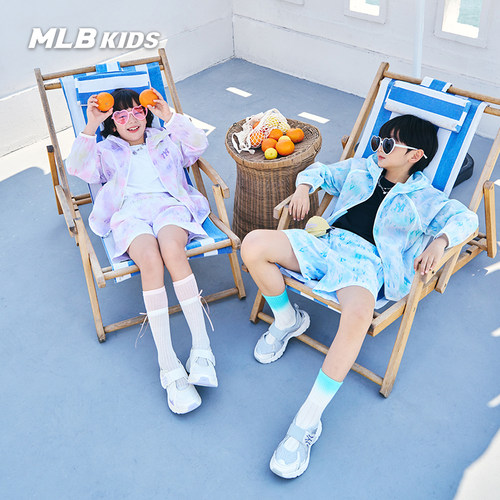 MLB儿童官方渐变水彩老花短裤