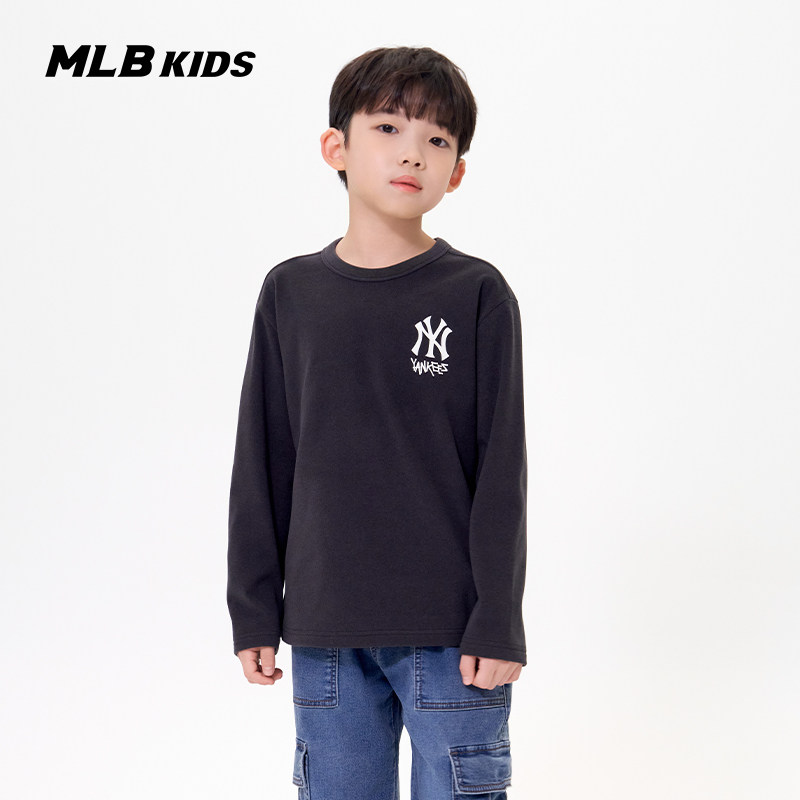 MLB儿童官方男女童印花长袖T恤图片