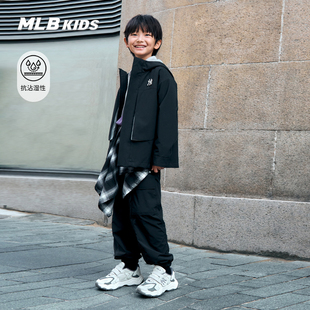 MLB儿童官方男女童时髦街潮防泼水户外休闲加绒长裤 秋冬款