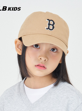 MLB儿童官方男女童经典队标时尚棒球帽运动帽潮流帽秋冬款CP66