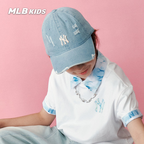 MLB儿童官方做旧牛仔棒球帽