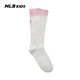 新款 MLB儿童官方女童元 气配色透气舒适时髦撞色小腿袜26春季