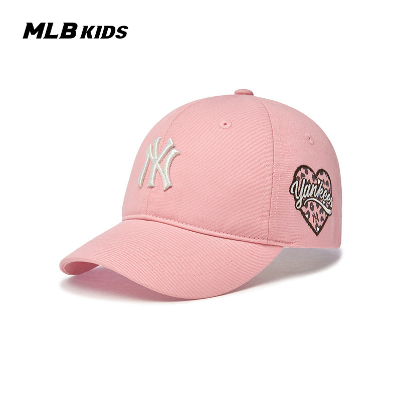 MLB儿童官方女童甜酷刺绣棒球帽图片