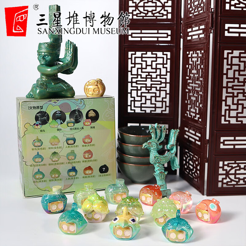 三星堆博物馆文创周边盲盒