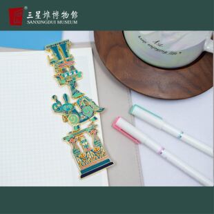 三星堆博物馆青铜神坛冰箱贴三组件套可拆分