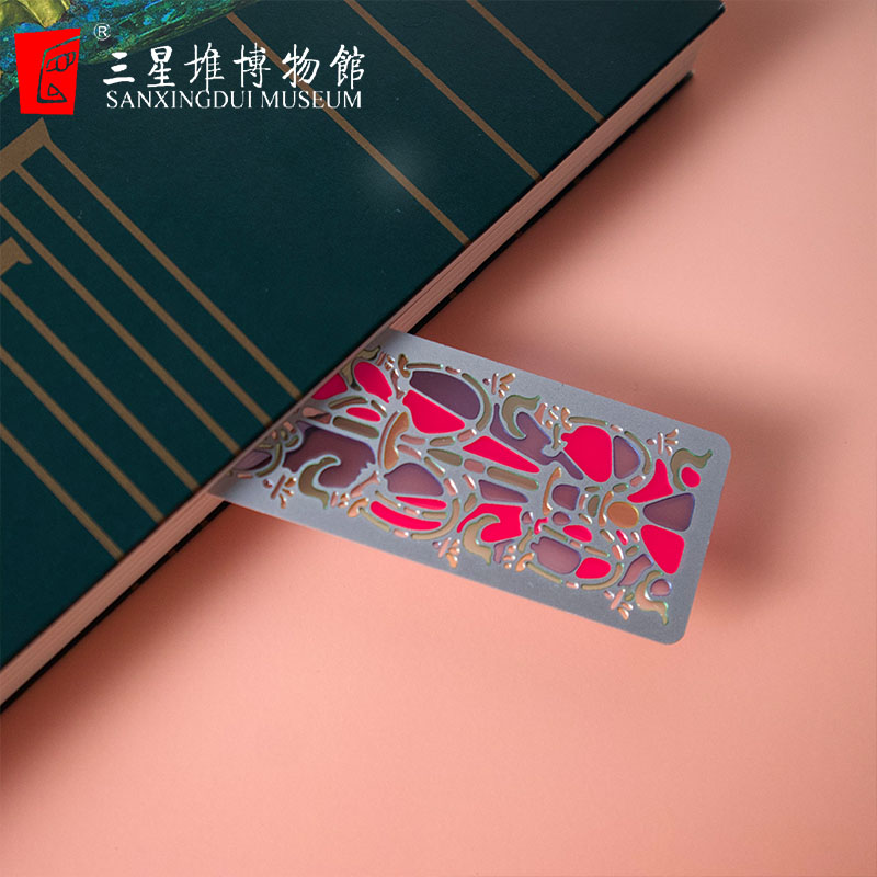 三星堆青铜神树光影书签