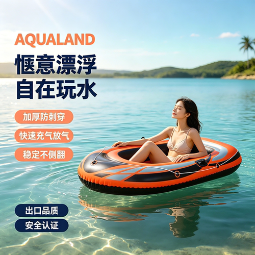 【加厚耐磨】儿童夏日充气皮划艇