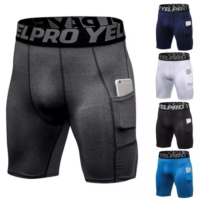 Compression Shorts Men Tights Bodybuilding Fitness Shorts