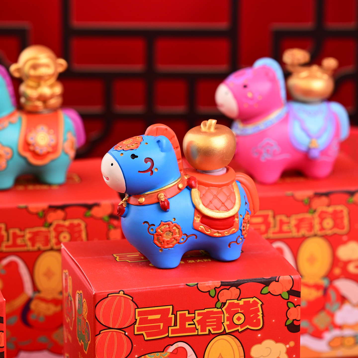 2026马年吉祥物摆件马上有钱