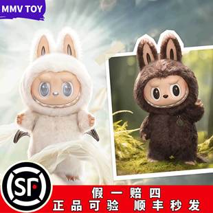 POPMART泡泡玛特正品 ZIMOMO大首领大天使搪胶毛绒公仔