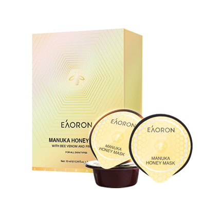 Eaoron澳洲蜂毒面膜涂抹式清洁保湿补水蜂蜜焕白紧致泥膜1盒 无上上品