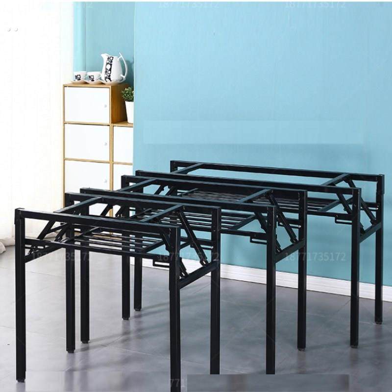 长条桌架子无桌面加厚折叠架桌子腿铁架子培训桌腿会议架活动桌脚