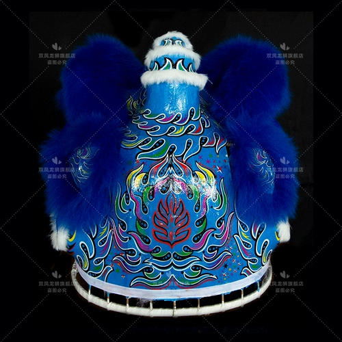 Shuangfeng Dragon Lion Speect Sake Up Lion Head Lion, Foshan Lion Dance Props, Южный Лев, Двойной Лев Тант с выступлением