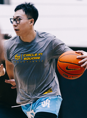 UHBALLER杨皓喆CIS联名款运动t恤透气速干高弹篮球训练热身投篮服