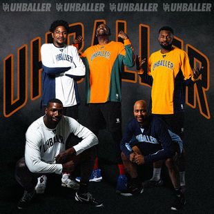 UH3.0美式运动速干圆领长袖t恤男篮球训练拼色投篮服宽松健身上衣