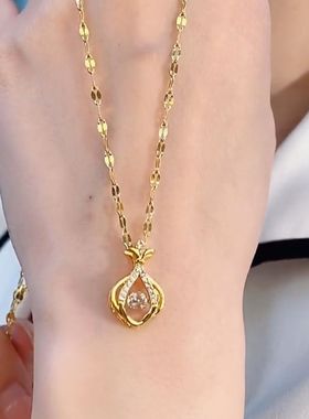 高级感日韩灵动香包项链女网红时尚轻奢气质百搭锁骨链2022新款潮