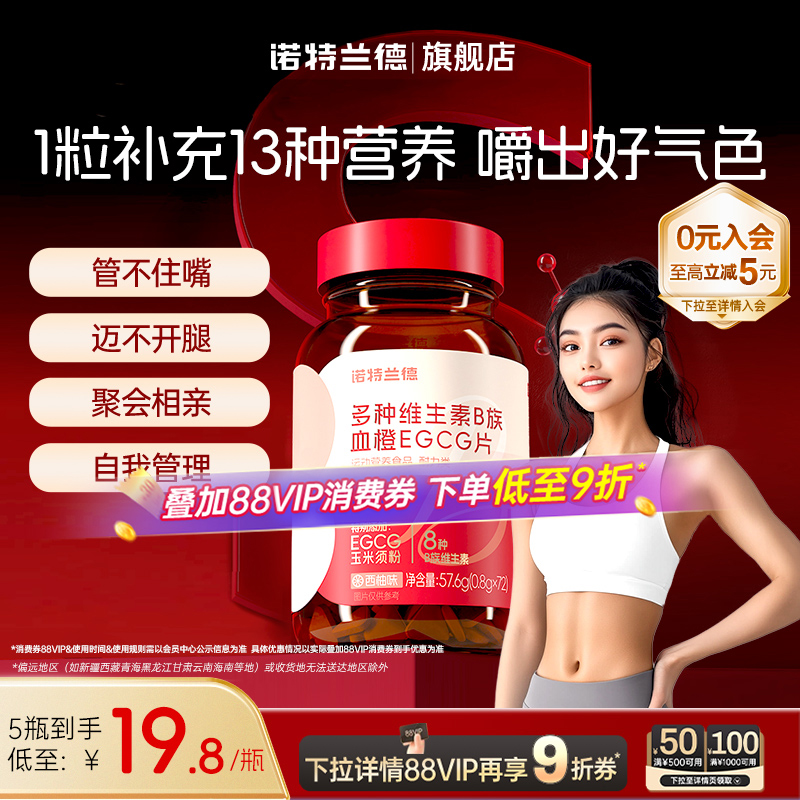 诺特兰德多种维生素b族咀嚼片