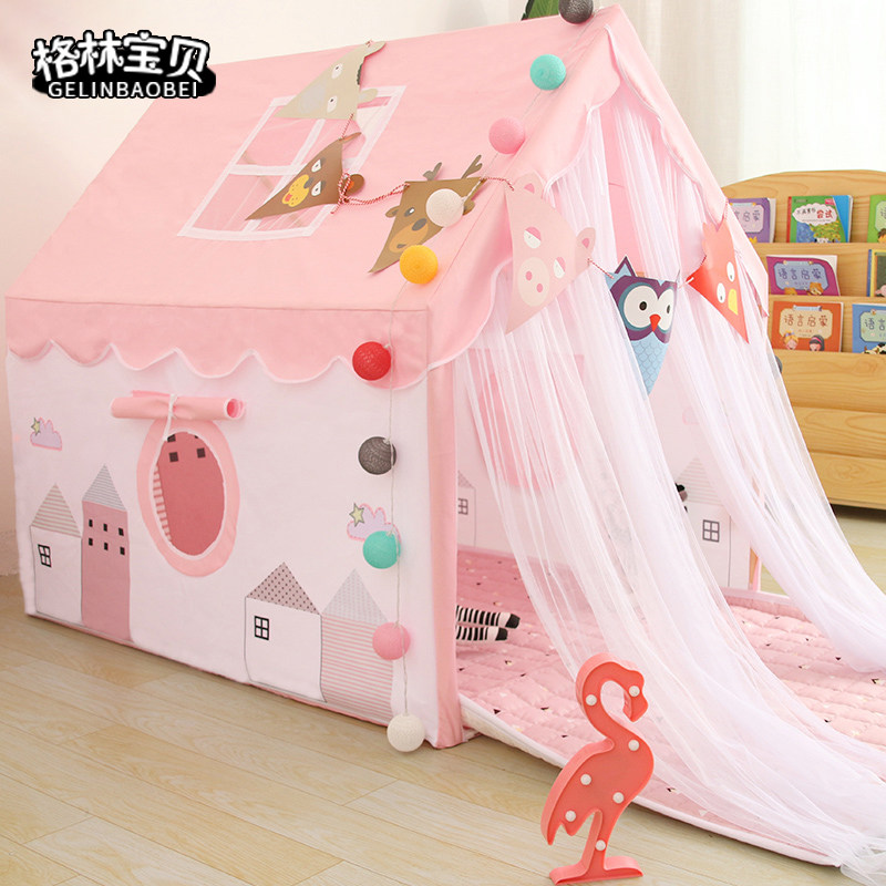 宝贝室内玩具屋女孩小房子睡觉分床神器宝