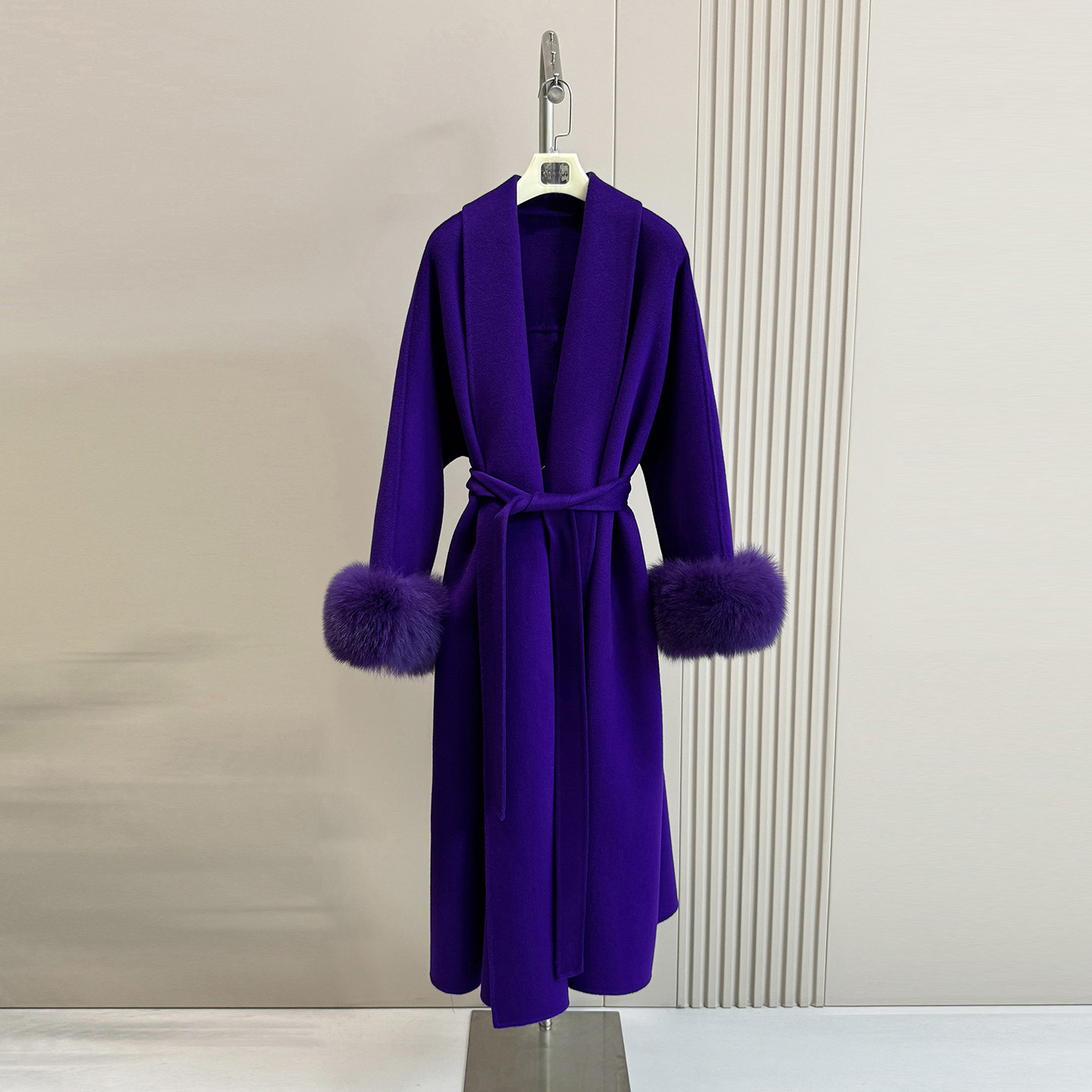 【尾单特惠】长款双面羊绒大衣女