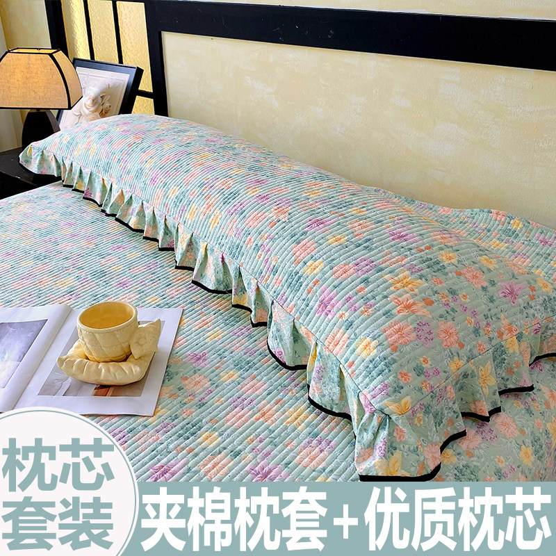 加长款双人长枕头枕套套装1.2m1.5米夫妻情侣1.8米长条一体枕头芯,床上用品,枕头/枕芯,淘宝优惠券,粉丝福利购,淘宝优惠卷