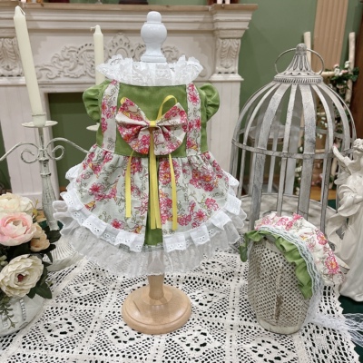 衣服裙子拼接约克夏比熊泰迪