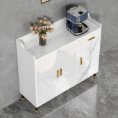 岩板餐柜现代简约客厅靠墙一体收纳柜厨房收纳置物轻奢茶水柜子