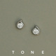 TONE原创 水滴钻耳夹硅胶球高级简约气质百搭精致通勤无耳洞耳钉