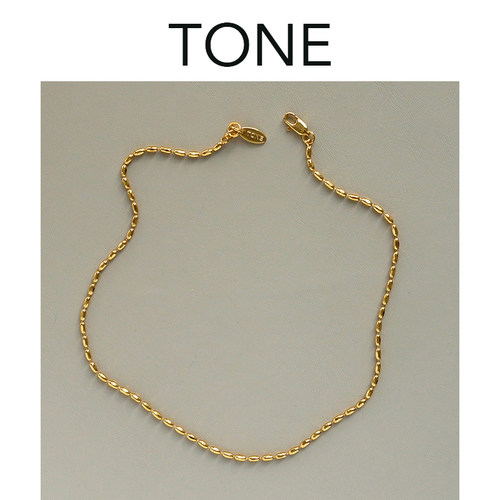 TONE精工切割面米珠项链基础款