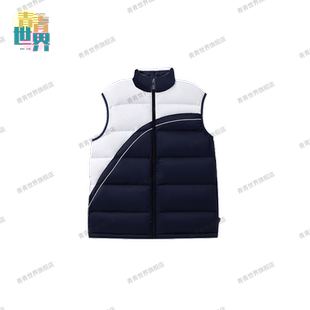 青青世界深圳校服中学生羽绒马甲冬天运动服套装加厚保暖轻便功能