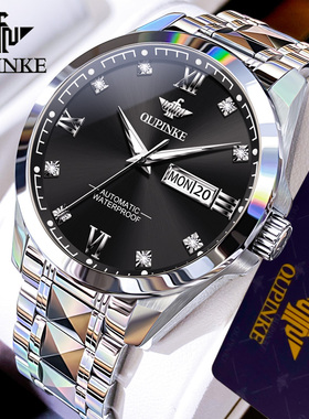 瑞士认证正品牌进口芯新款男士手表机械表全自动防水商务腕表十大