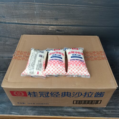 桂冠500g水果西餐汉堡沙拉酱