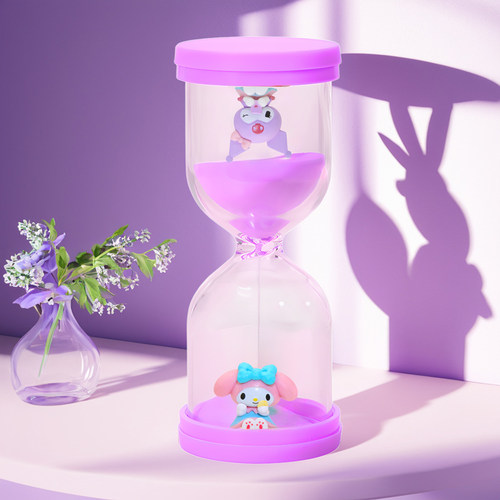 塑料卡通沙漏计时器防摔摆件