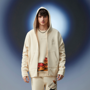 秋冬开衫 卫衣连帽新款 设计师与艺术家联名款 RICKYOUNG×陈晨宝蕴