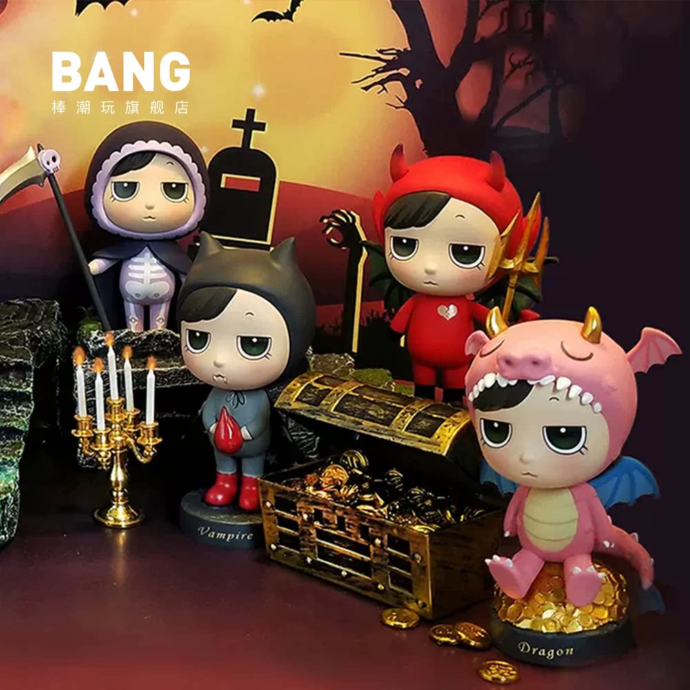 棒潮玩 little amber 萌神 gotohell 可爱公仔盲盒卡通手办摆件
