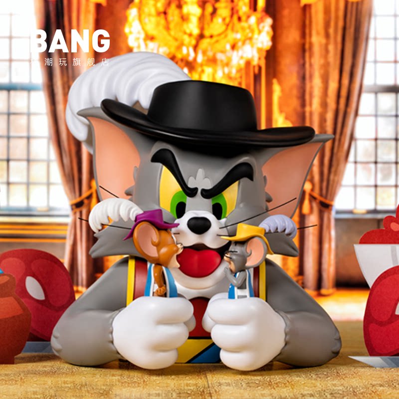 棒潮玩 soap studio 猫和老鼠 三剑客半胸像 限量潮玩手办摆件