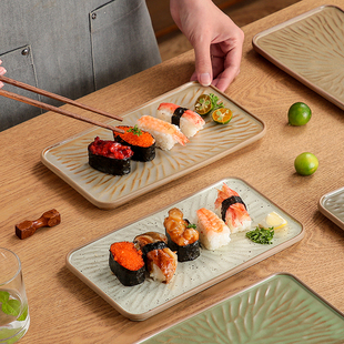 平盘浅盘白色方形盘子饭店专用西餐餐盘牛排盘家用高颜值菜盘方盘