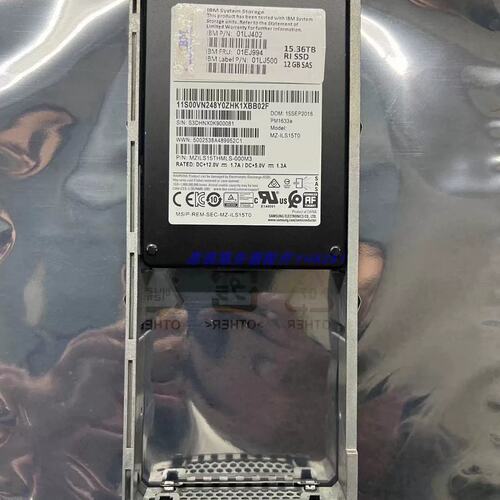 01EJ994 15.36TB 2.5 SSD SAS 12G V7000G2 存储 硬盘议价
