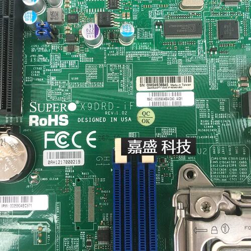 X9DRD-iF 服务器主板2011针 双路X79支持E5-2600系列 测试好议价