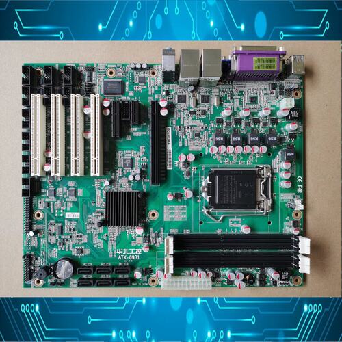 华北工控 ATX-6931 工控主板 H61 1155针双intl千兆网卡 串口议价