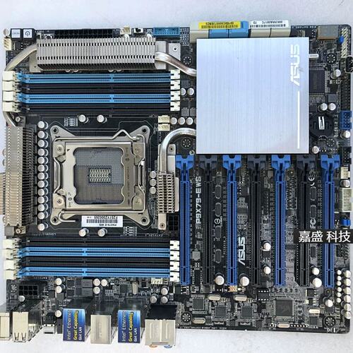 / P9X79-E WS工作站主板 7显卡槽 2011针支持E5 V2实物图议价