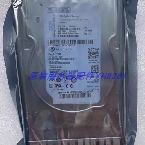 盒包 00Y2426 4T 3.5 7.2K 6G SAS V3500 V3700 存储硬盘议价