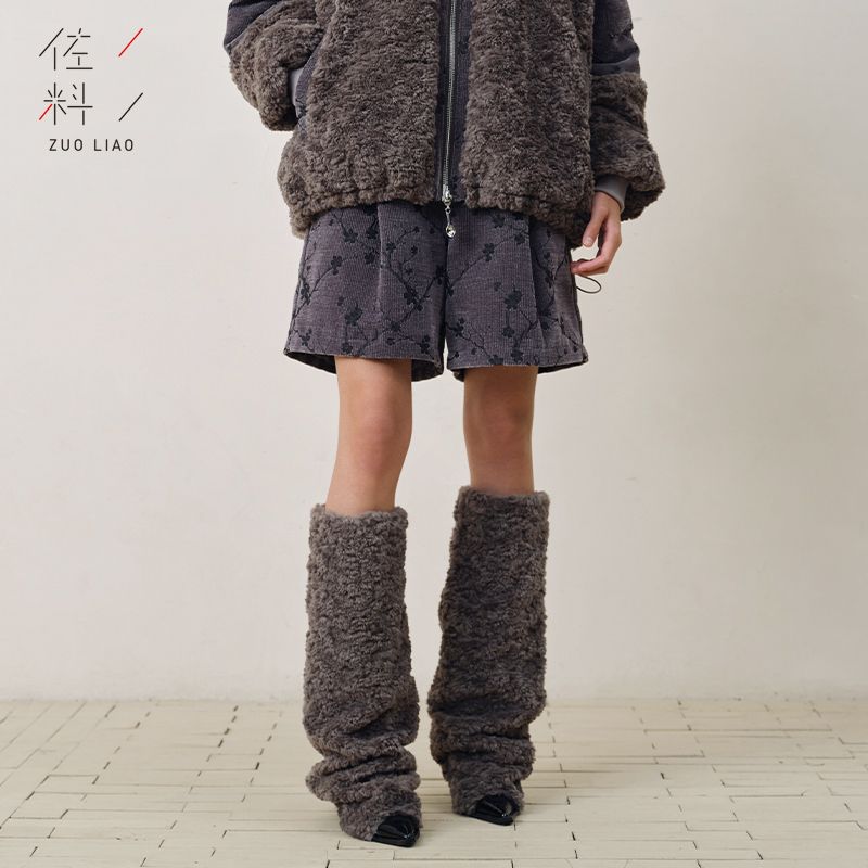 灯芯绒保暖短裤佐料百搭