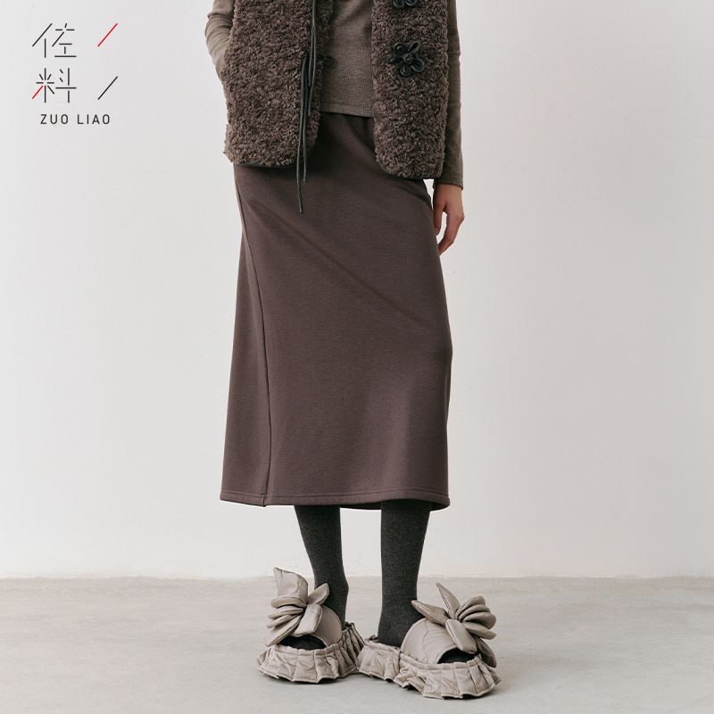 加绒半身裙佐料卫衣裙