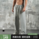 新款 休闲宽松健身男裤 直筒弯刀卫裤 训练运动长裤 子 大码 鹿家门秋季